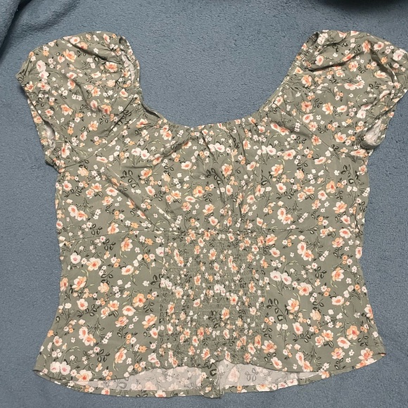 Floral crop top - Picture 3 of 4